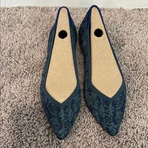 Rothy's Emerald Blue Snake Points